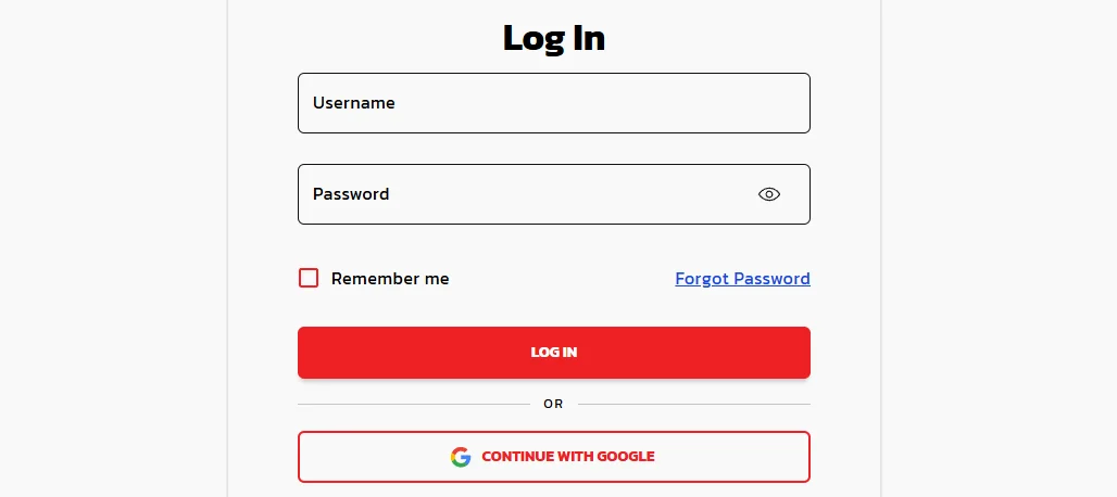 Royal Panda Casino login in