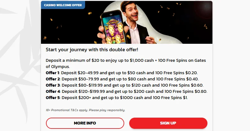 Royal Panda Casino bonuses
